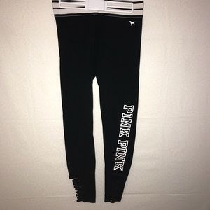 MOVING! MUST GO! VS PINK strappy leggings